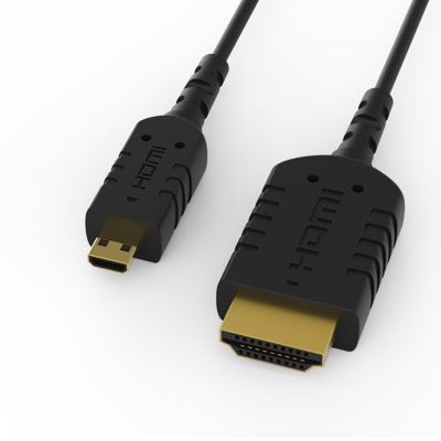 Micro to Full Ultra Thin HDMI Cable